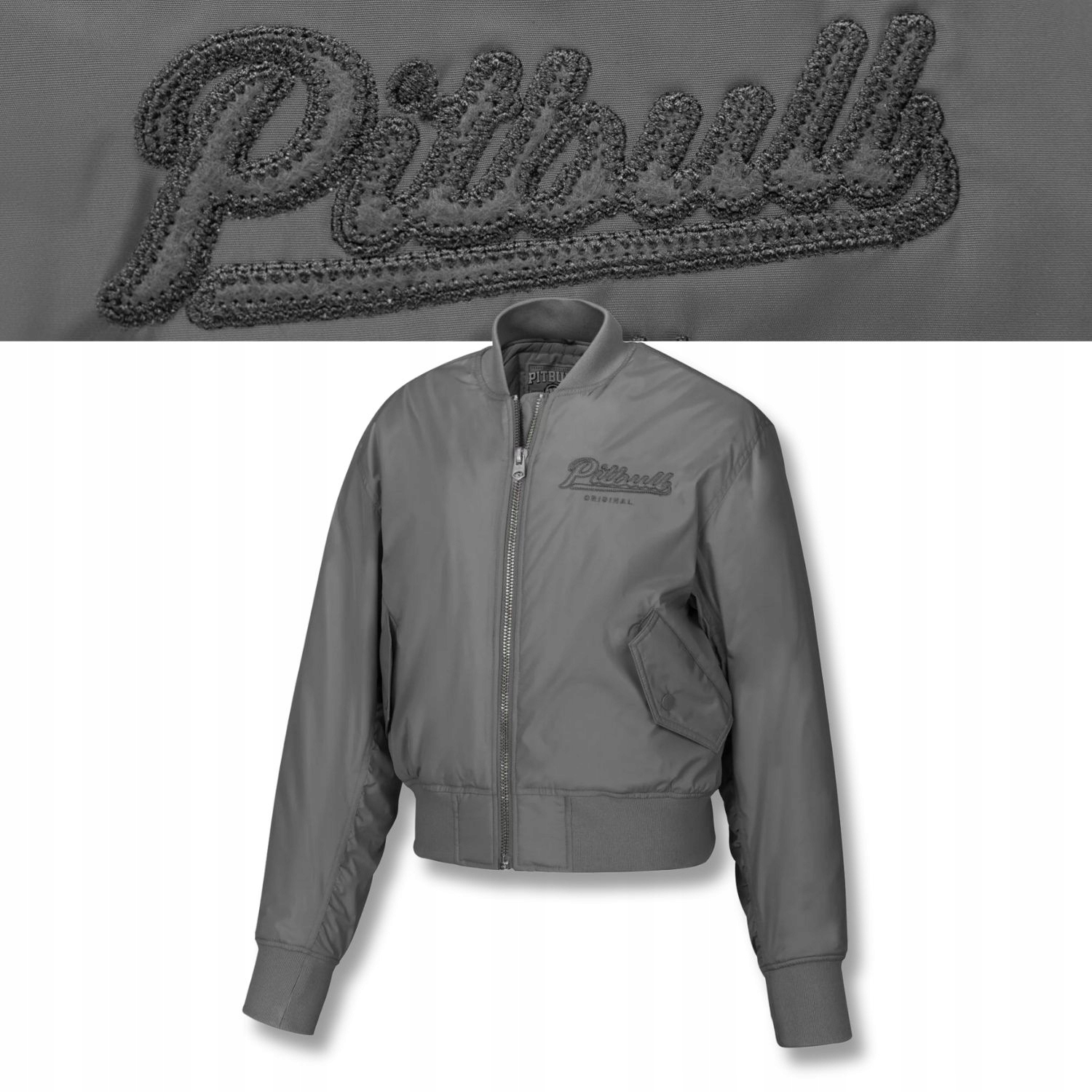 Damska Kurtka przejściowa Oversize Pitbull Angel Bomberka luźny fason