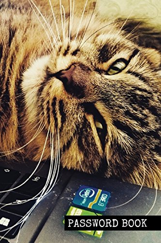 Evan, Chris Password book: Funny Cat Internet Address & Password Logbook To