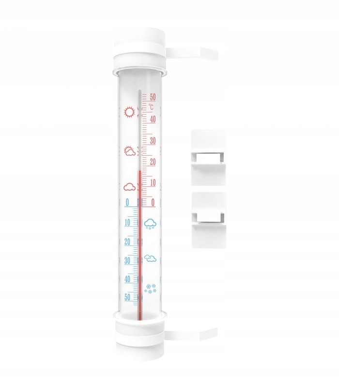 Termometr zewnętrzny duży mix kolorów