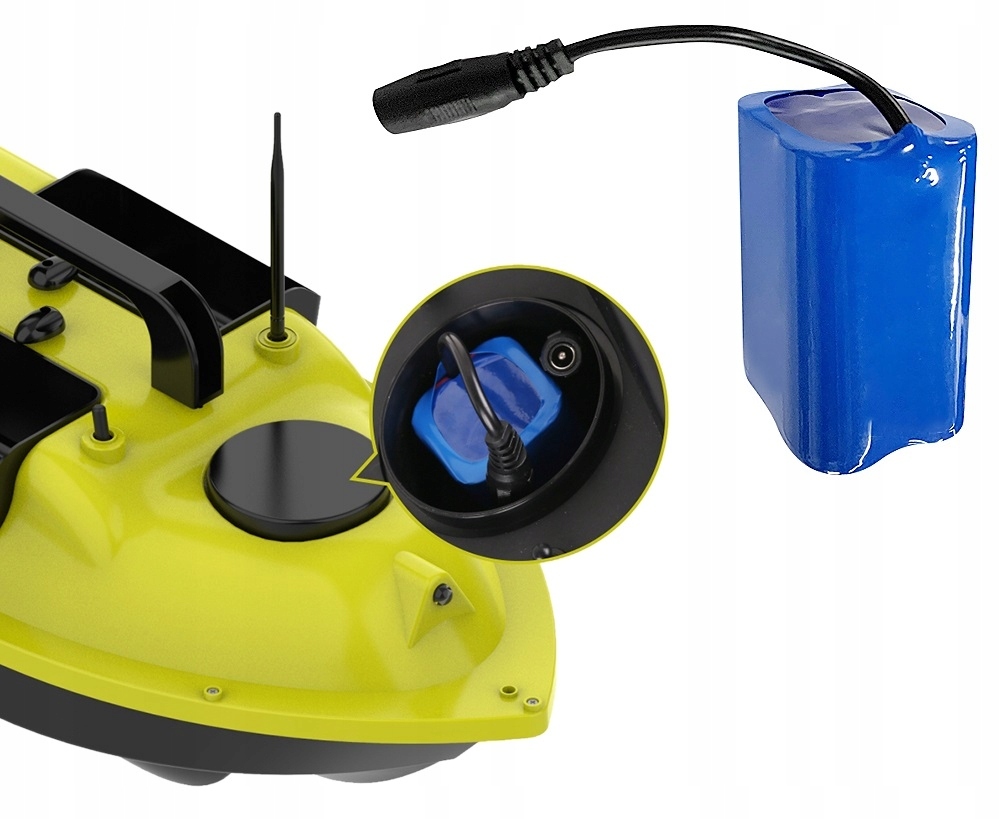 BATERIA AKUMULATOR ŁÓDKI ZANĘTOWEJ 7,4V Waga 295 g