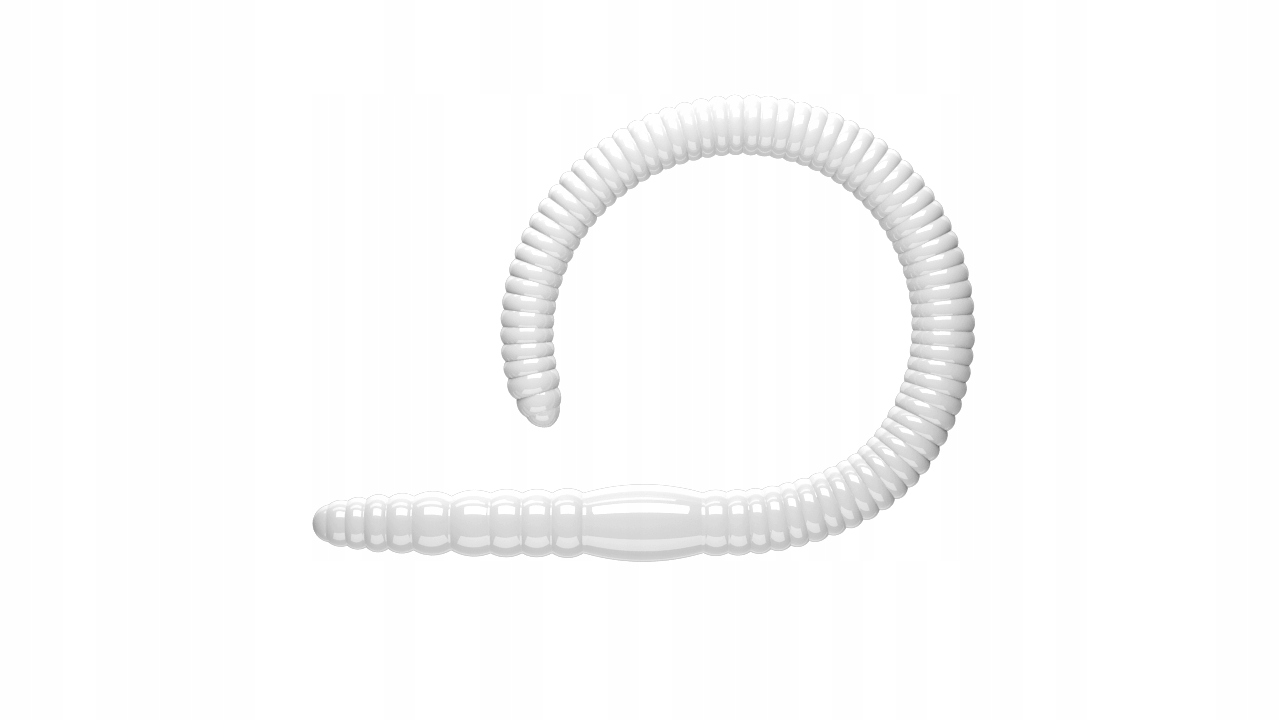 Libra Lures Flex Worm 95mm bez zapachu 004 Pearl