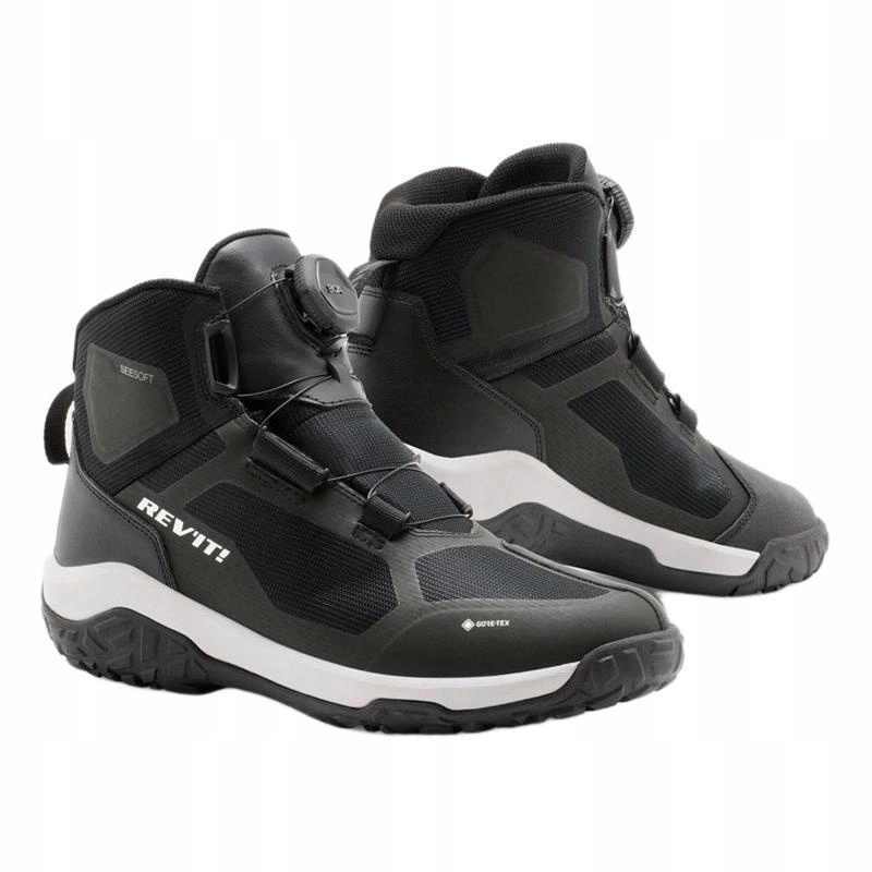 Krátke motocyklové topánky Revit Breccia Gtx Black, čierne