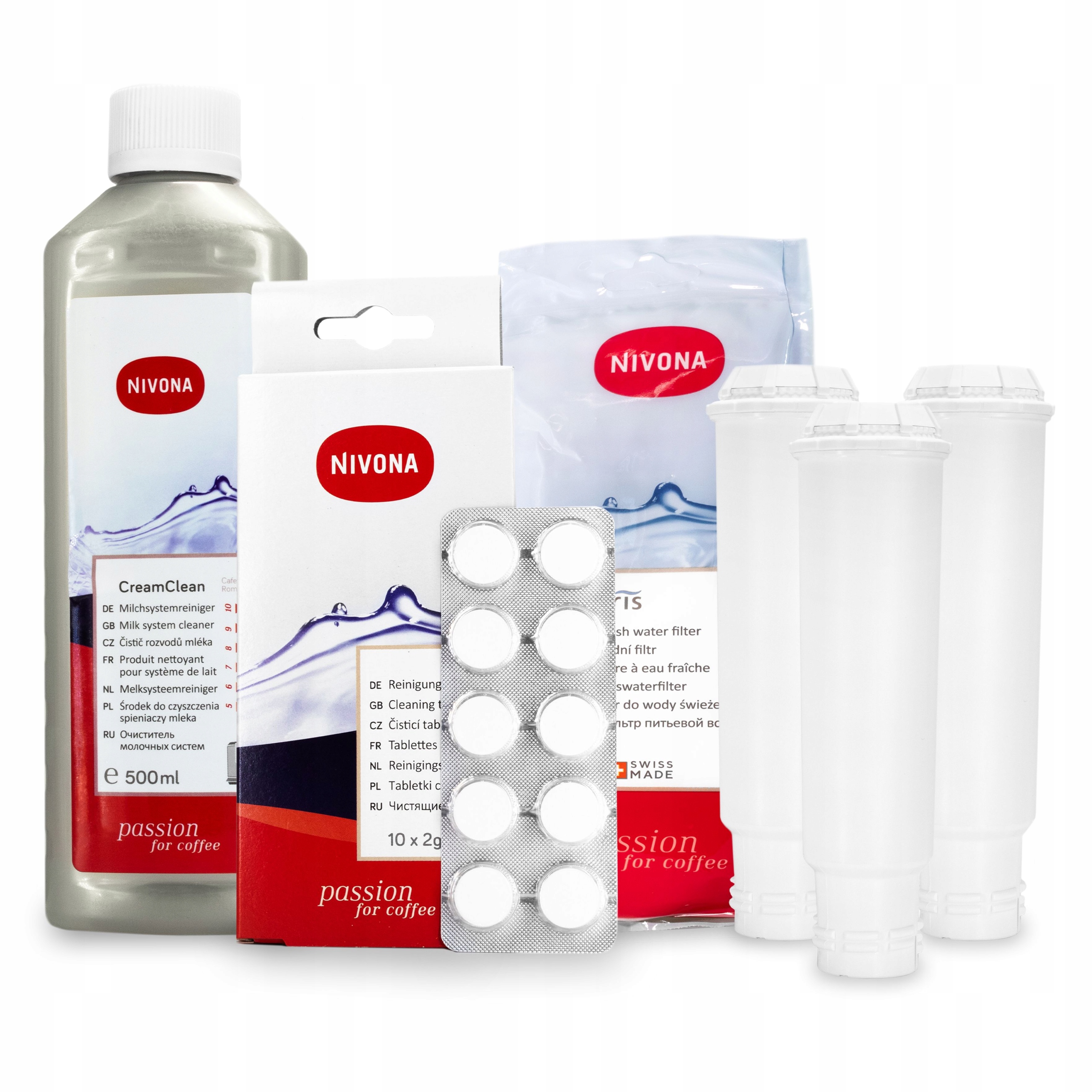 x3 Filtr vody tablety kapalina pro kávovar Nivona