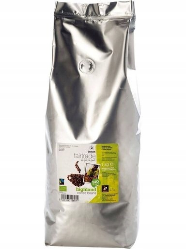 Levně Oxfam Fair Trade Káva zrnková arabica 100 % fair trade Bio 1 kg
