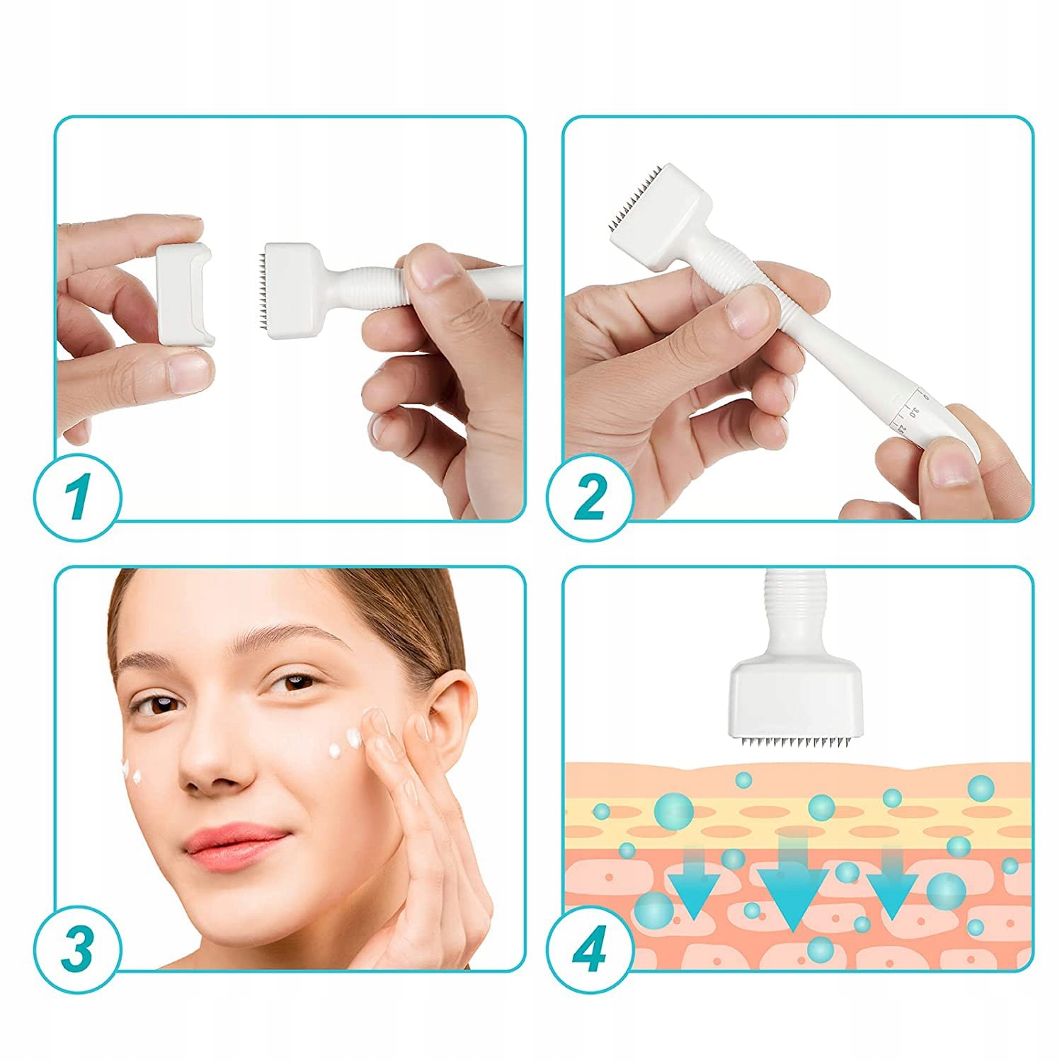 DERMA STEMPEL DRS MIKROIGŁA Z REGULACJĄ IGIEŁ 0mm-3.0mm Model DERMA STEMPEL DRS