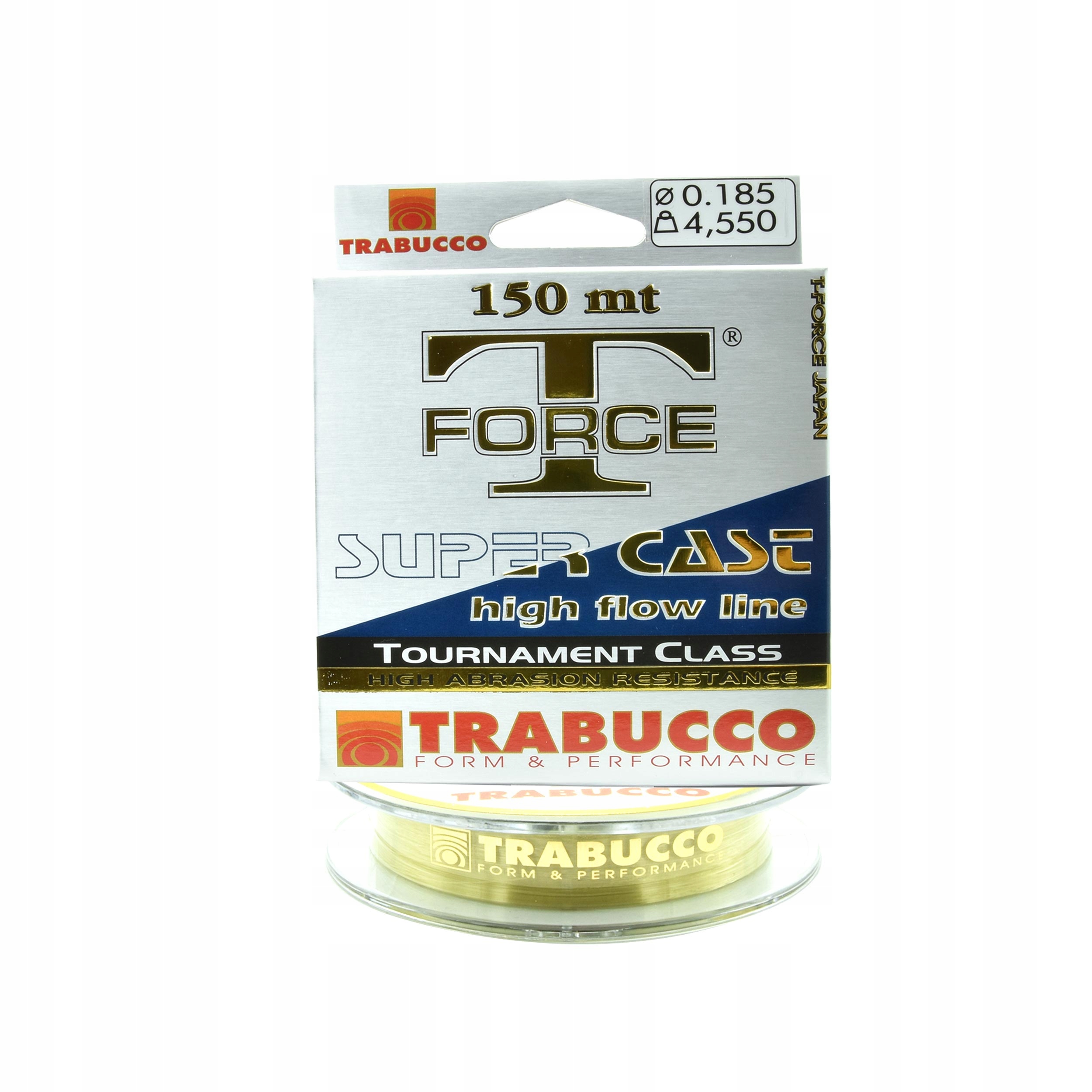Żyłka uniwersalna Trabucco T-Force Cast 0,185mm 150m 4,55kg oliwkowa