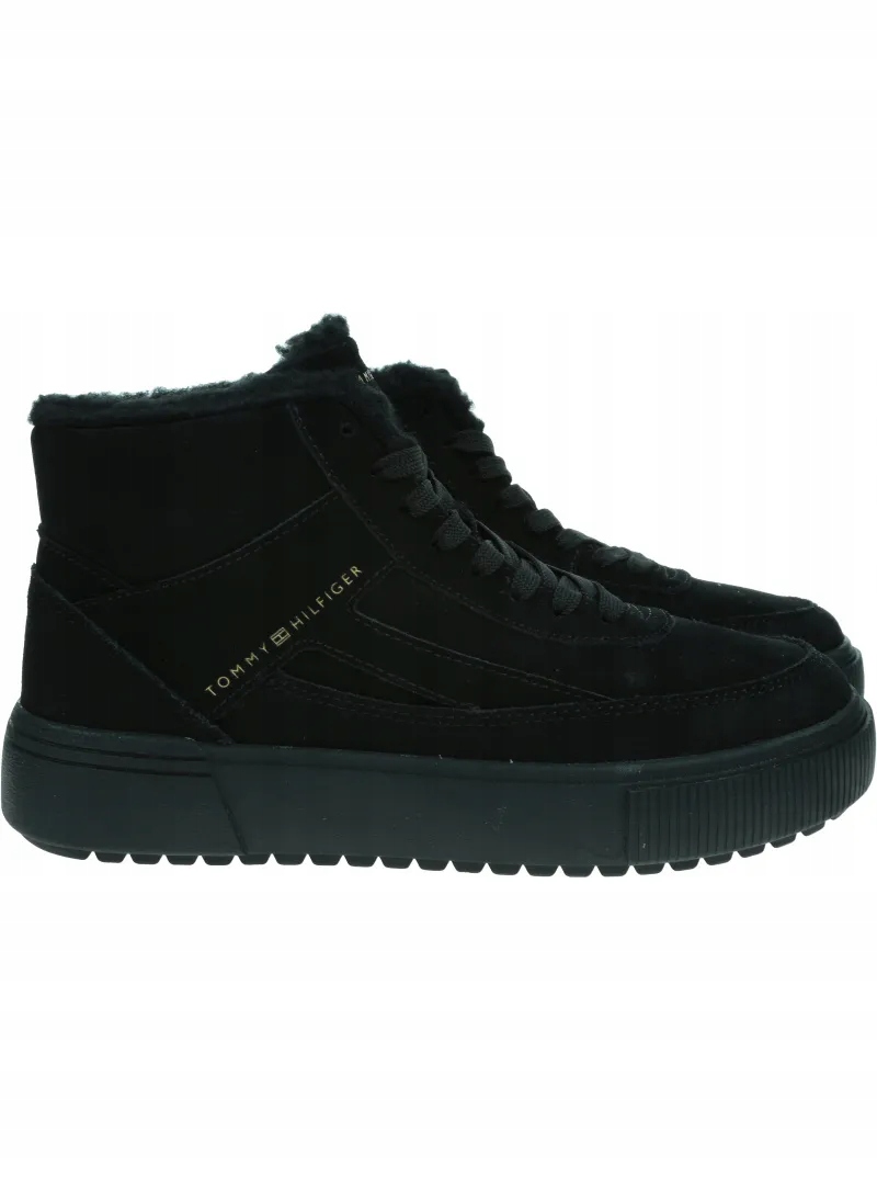 Zateplené tenisky Tommy Hilfiger Suede Vulc Winter Sneaker Hi FW0FW08108 Bd