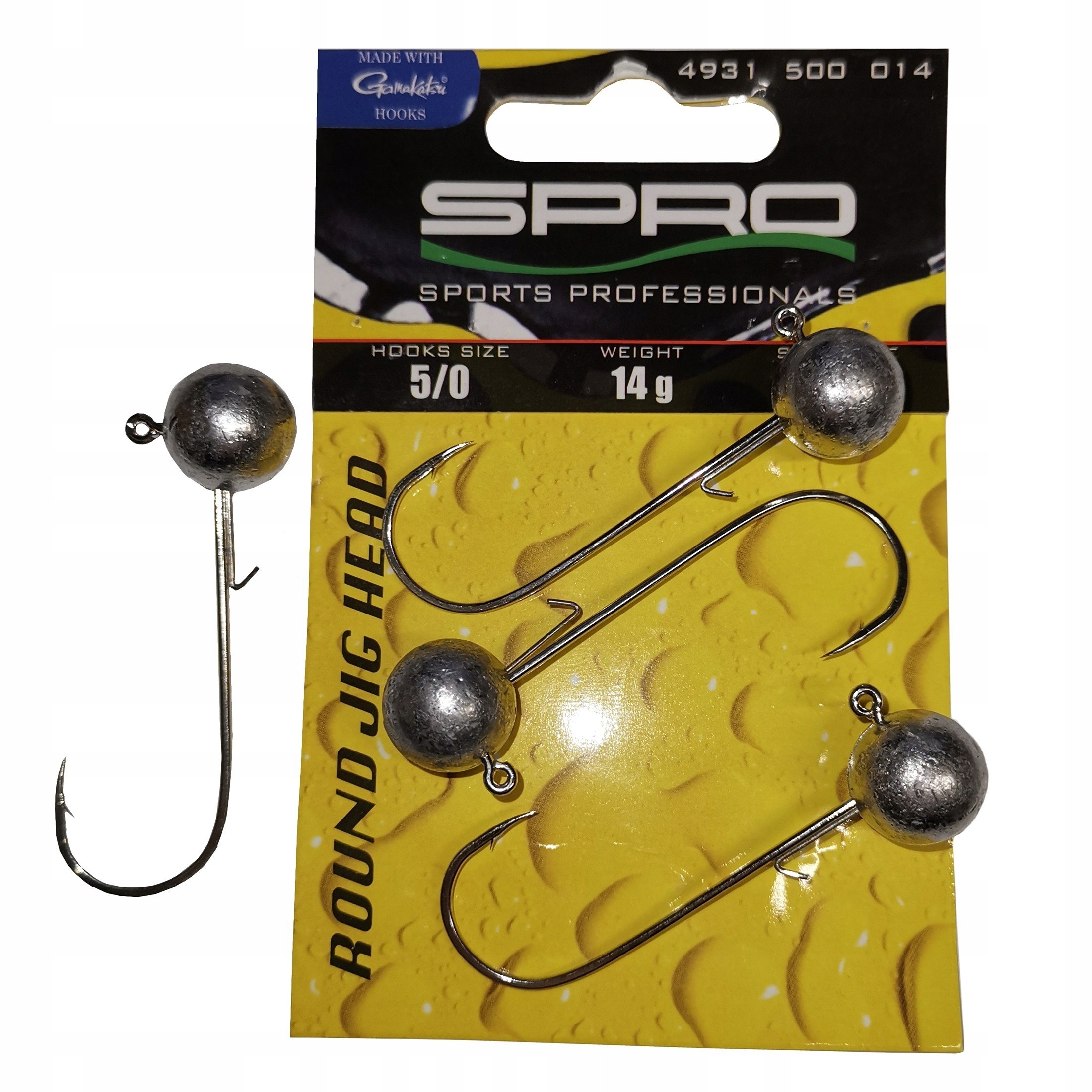 Główki Jigowe Gamakatsu Spro 1/0 3,50g 4