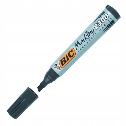 

Marker permanentny Bic 2300 czarny ścięty