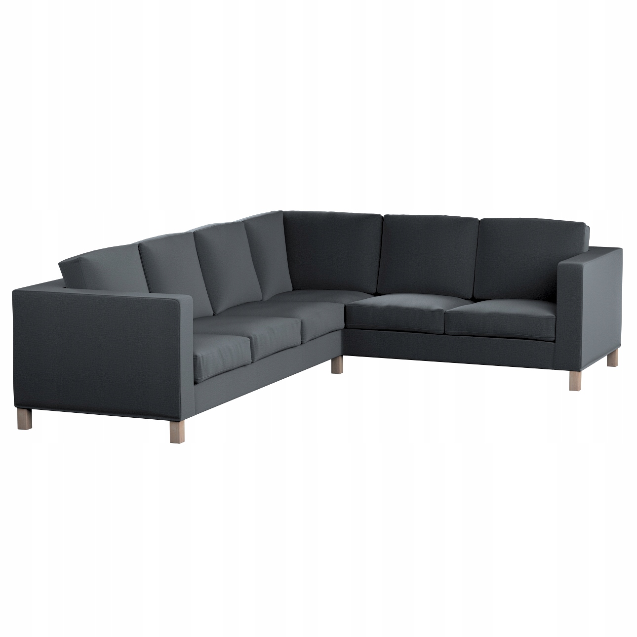 Potah na levostrannou rohovou pohovku Karlanda Ikea černý