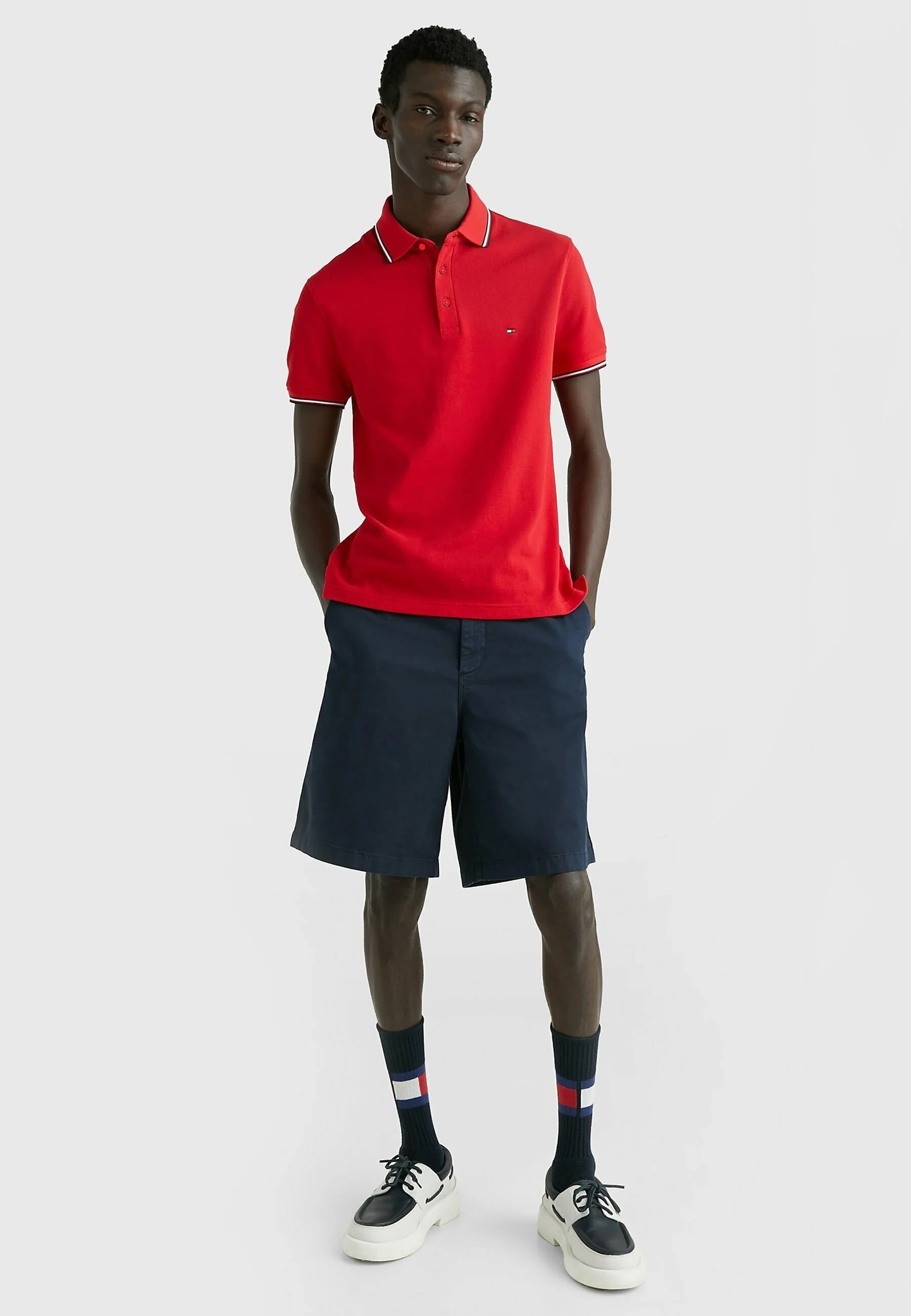 Polokošile Tommy Hilfiger Tipped Slim Fit vel. L