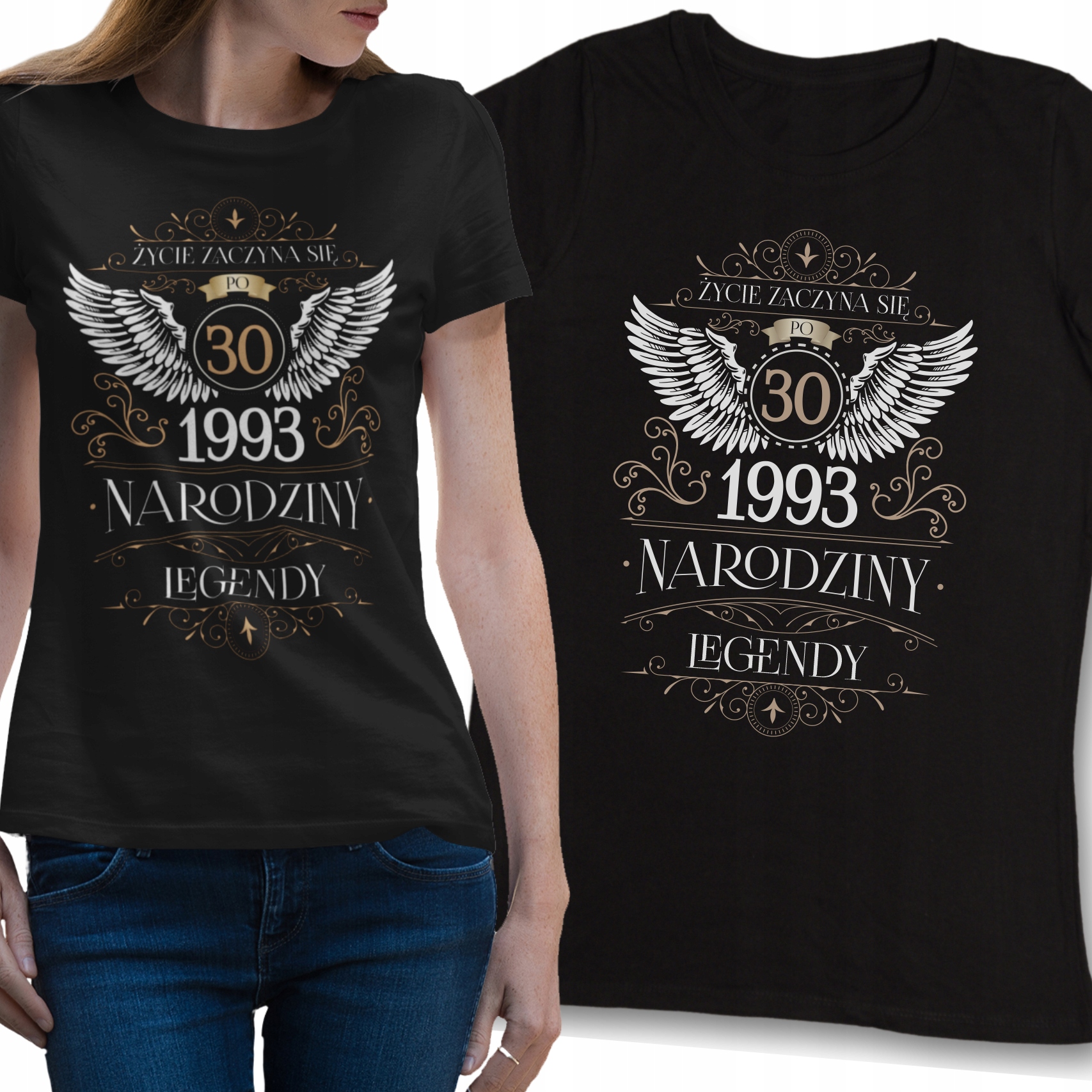 

Koszulka Damska Urodziny 20 30 40 50 XXL