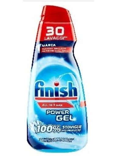 Levně 2x Finish, All in 1 Max Power Gel, Gel do myčky nádobí, 600 ml