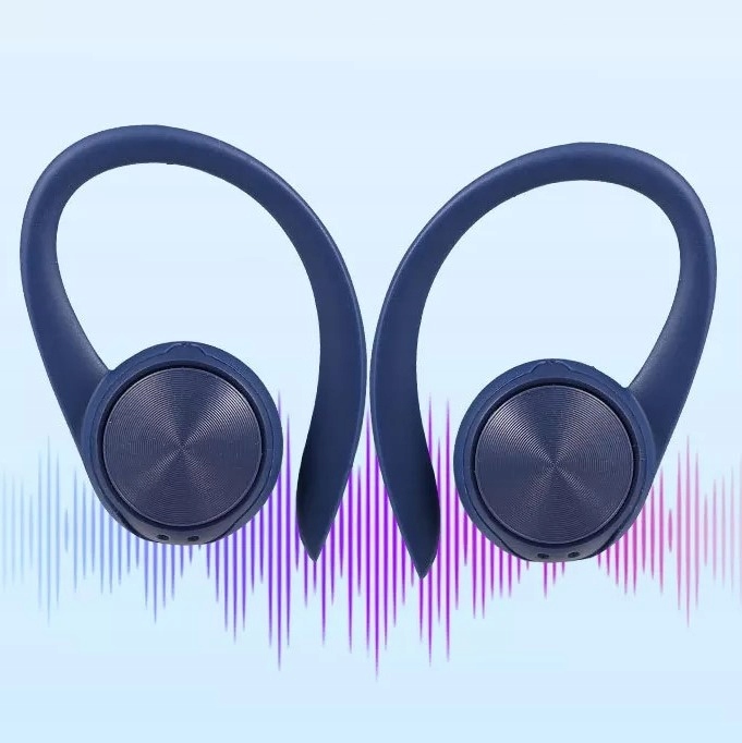 SŁUCHAWKI BEZPRZEWODOWE SPORTOWE DO BIEGANIA BT 5 Wysokość produktu 4 cm