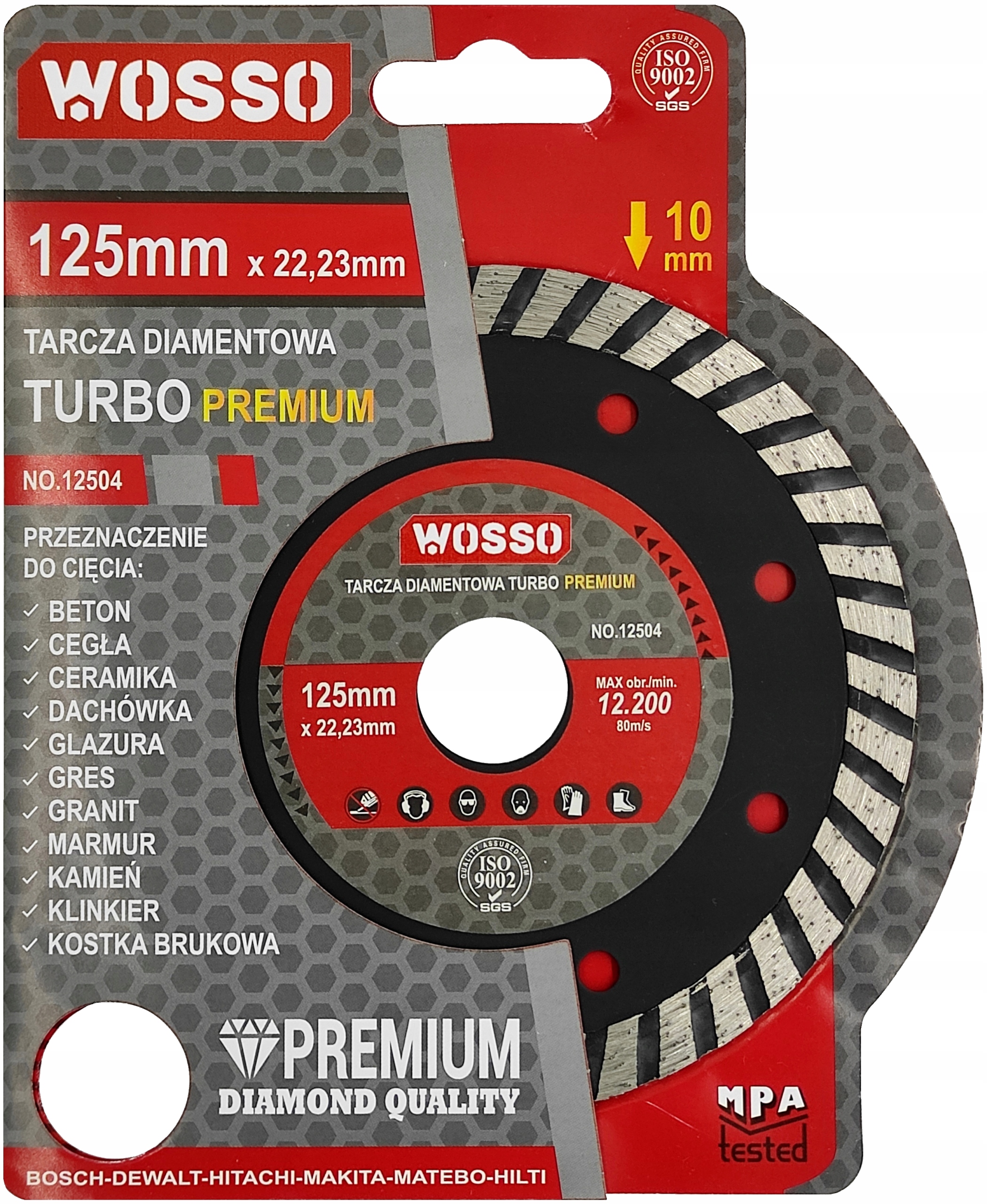 

Tarcza Diamentowa Turbo Do Betonu Kostki 125 10mm