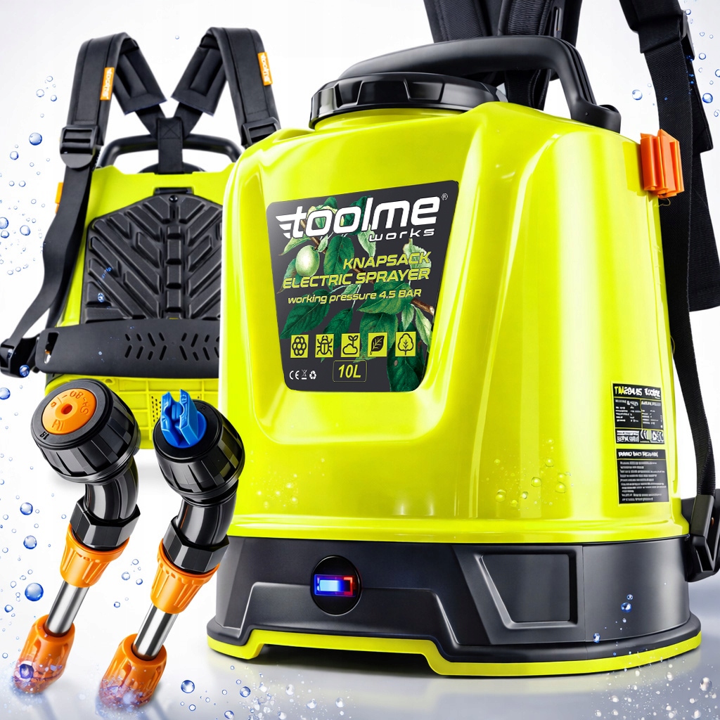 Elektrický Batohový Akumulátorový Postřikovač 10L Li-ion TM284