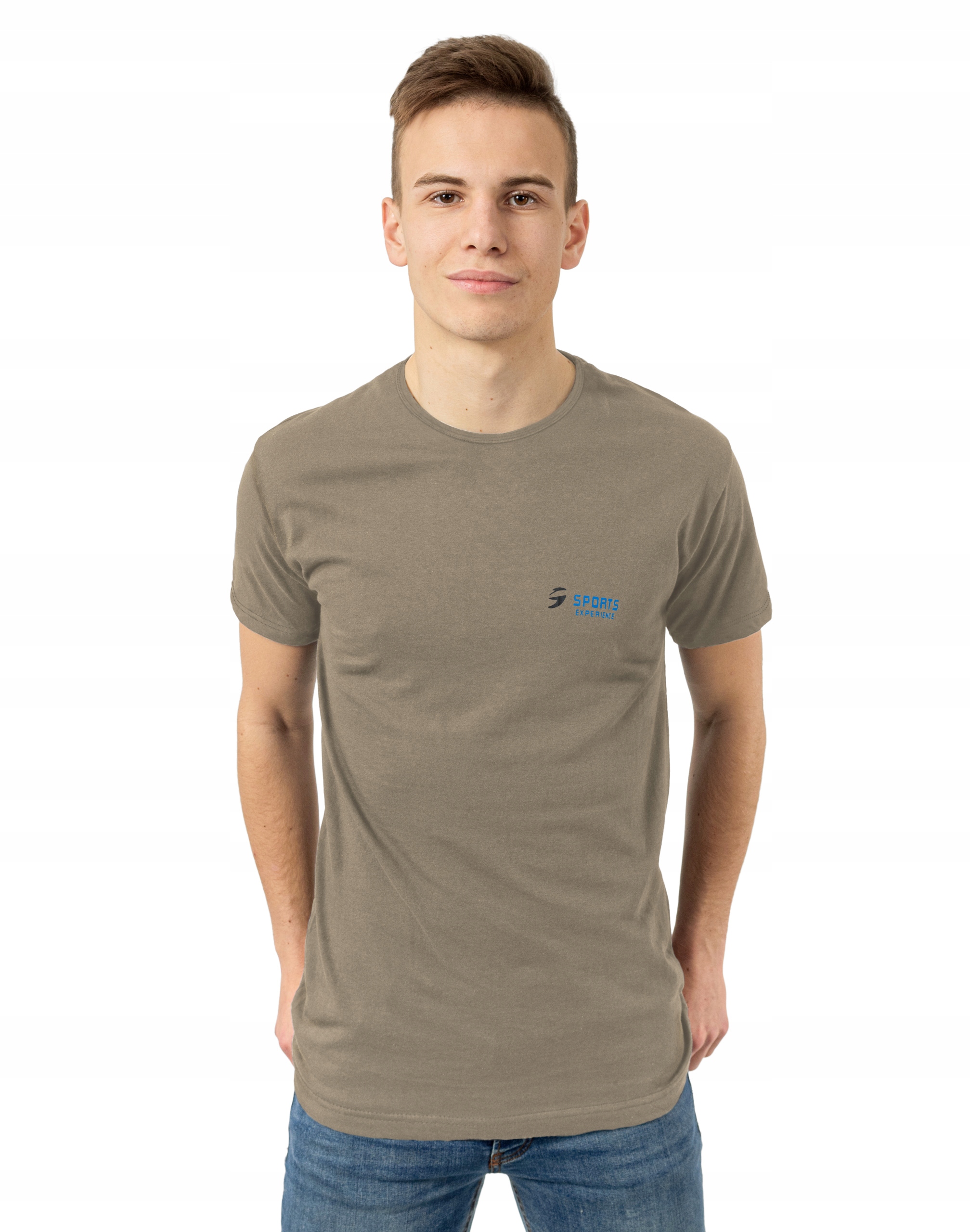

Duży Podkoszulek Koszulka T-shirt Męski 031-4 4XL