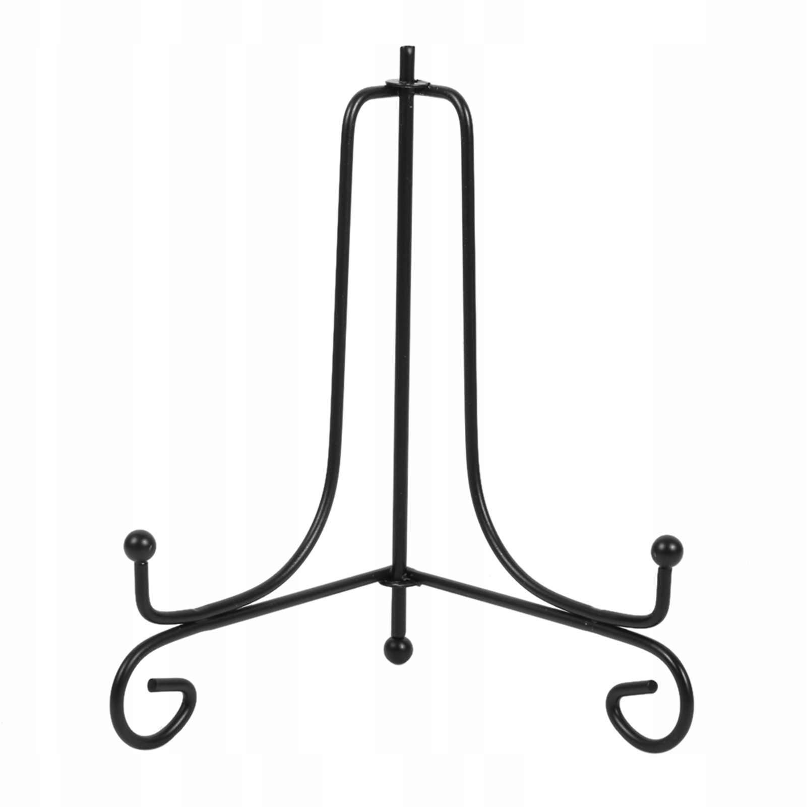 6 '' STOJAK NA ZDJĘCIA KSIĄŻKI TALERZE CZARNY Marka inna