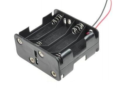 

Koszyk pojemnik baterii 8 x R6(AA) przewód G803