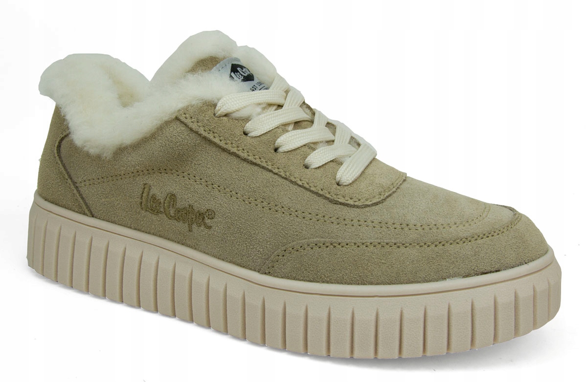 Seakersy dámské kožené zimní polobotky Lee Cooper LCJ-24-01-2972 vel.