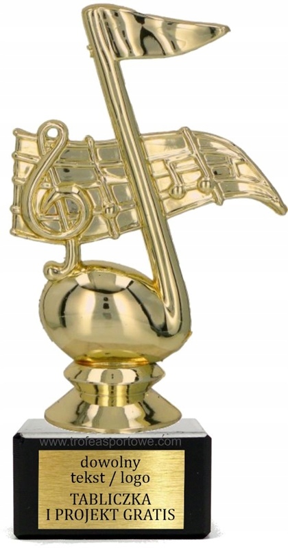 klucz wiolinowy nuta muzyka 15cm + grawer GRATIS