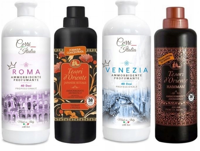 Levně Sada 4 Krásných Tekutin Corri d`ITALIA a Tesori d`ORIENTE Rjvh