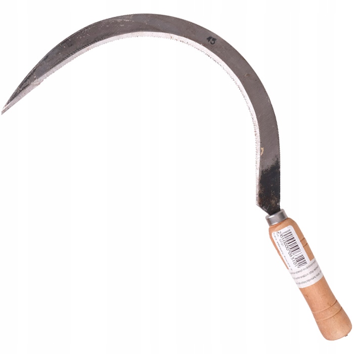 

Sierp Ząbkowany Do Traw Chwastów Zarośli Zbóż 45cm