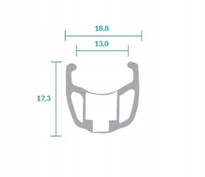 Obręcz Rowerowa ARAYA RC-540, Torowa, Ostre Koło Kod producenta ARAYA RC-540