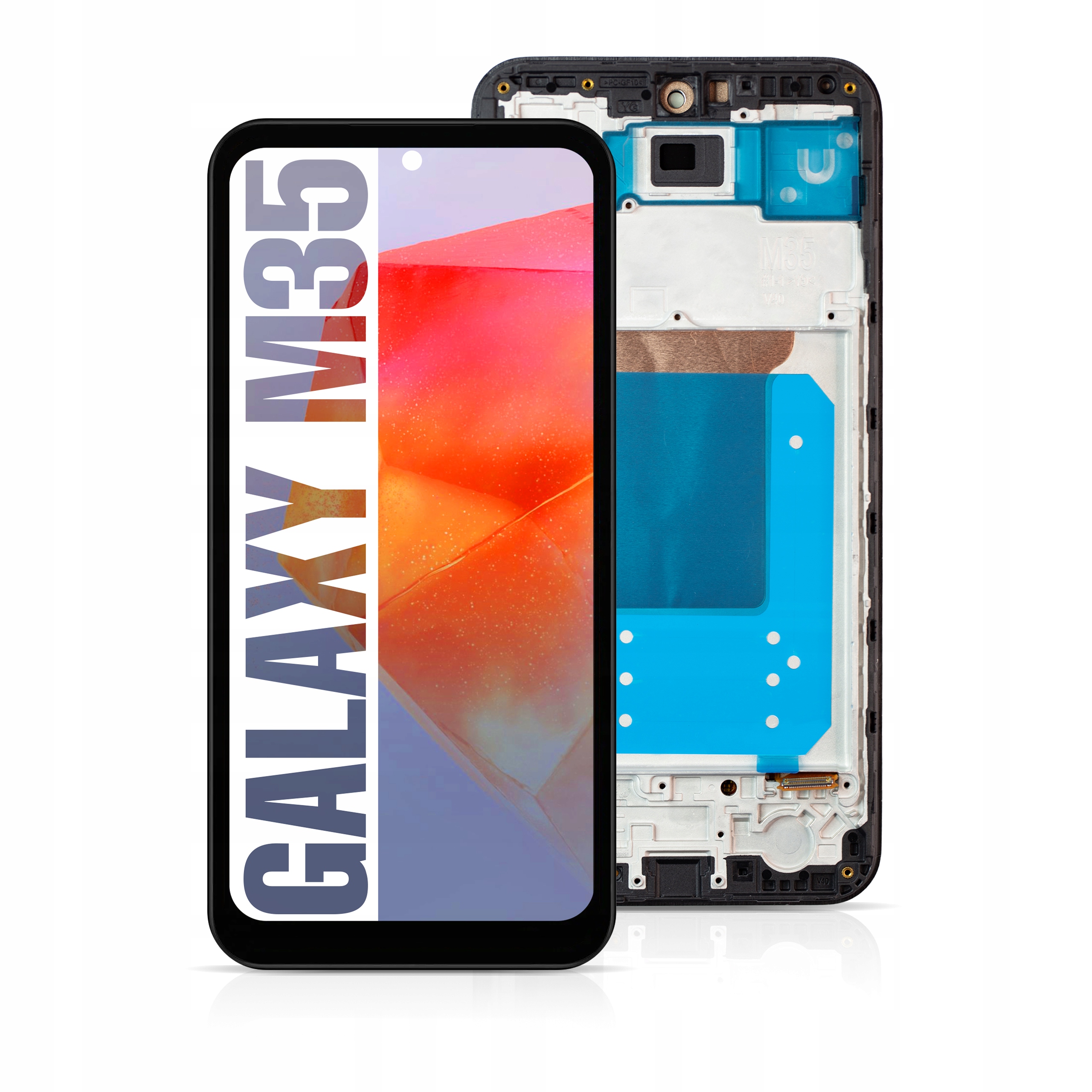 Displej s rámečkem pro Galaxy M35 Incell Display Panel LCD