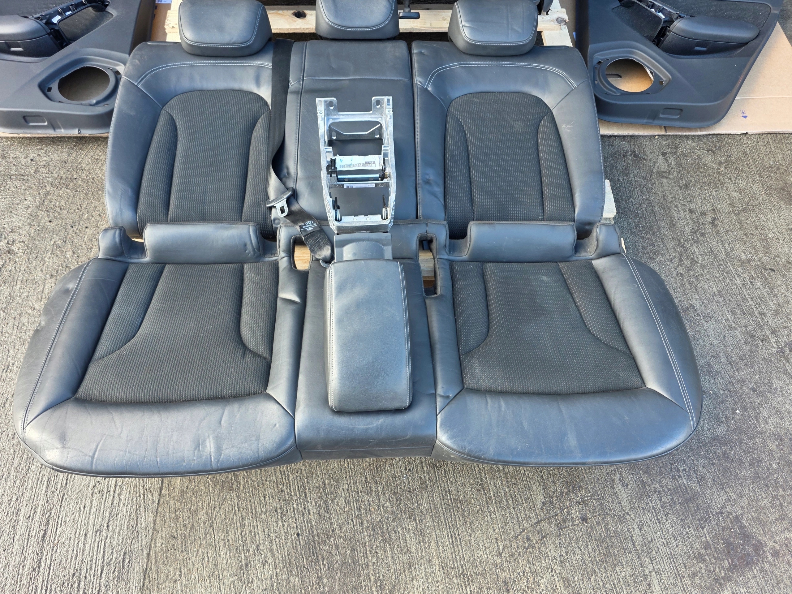 Sitz Sitze AUDI Q3 8U S LINE Leder + MATERIAL KOMPLET !!!