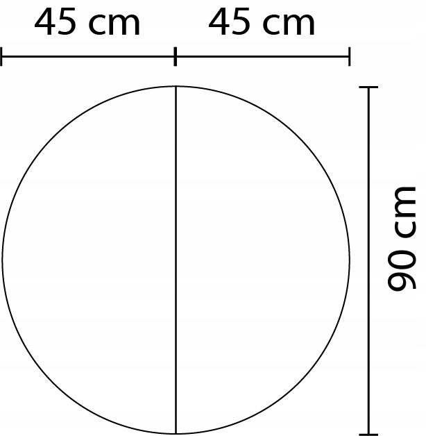 STÓŁ OKRĄGŁY L-84CZ BLAT DĄB VICENZA EGGER Grubość blatu 3.6 cm