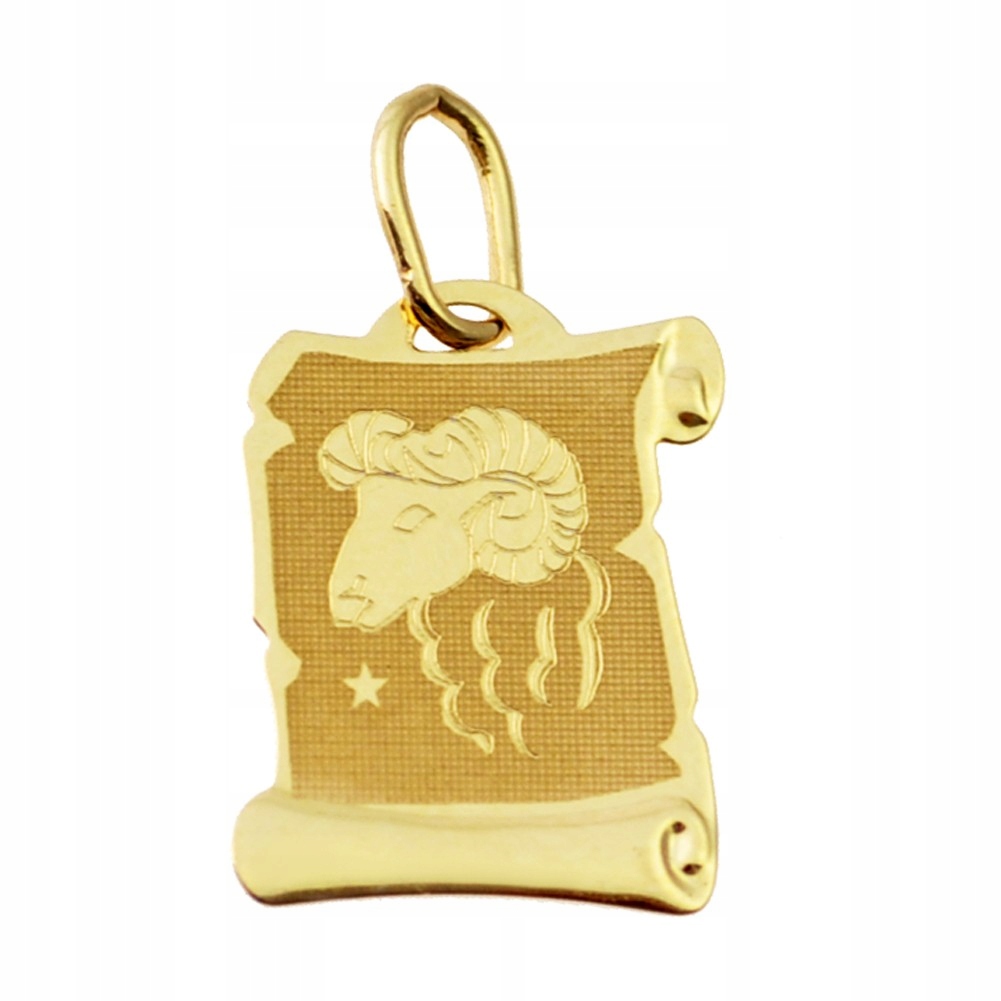 Zlatý přívěsek, přívěsek, znamení zvěrokruhu, beran
