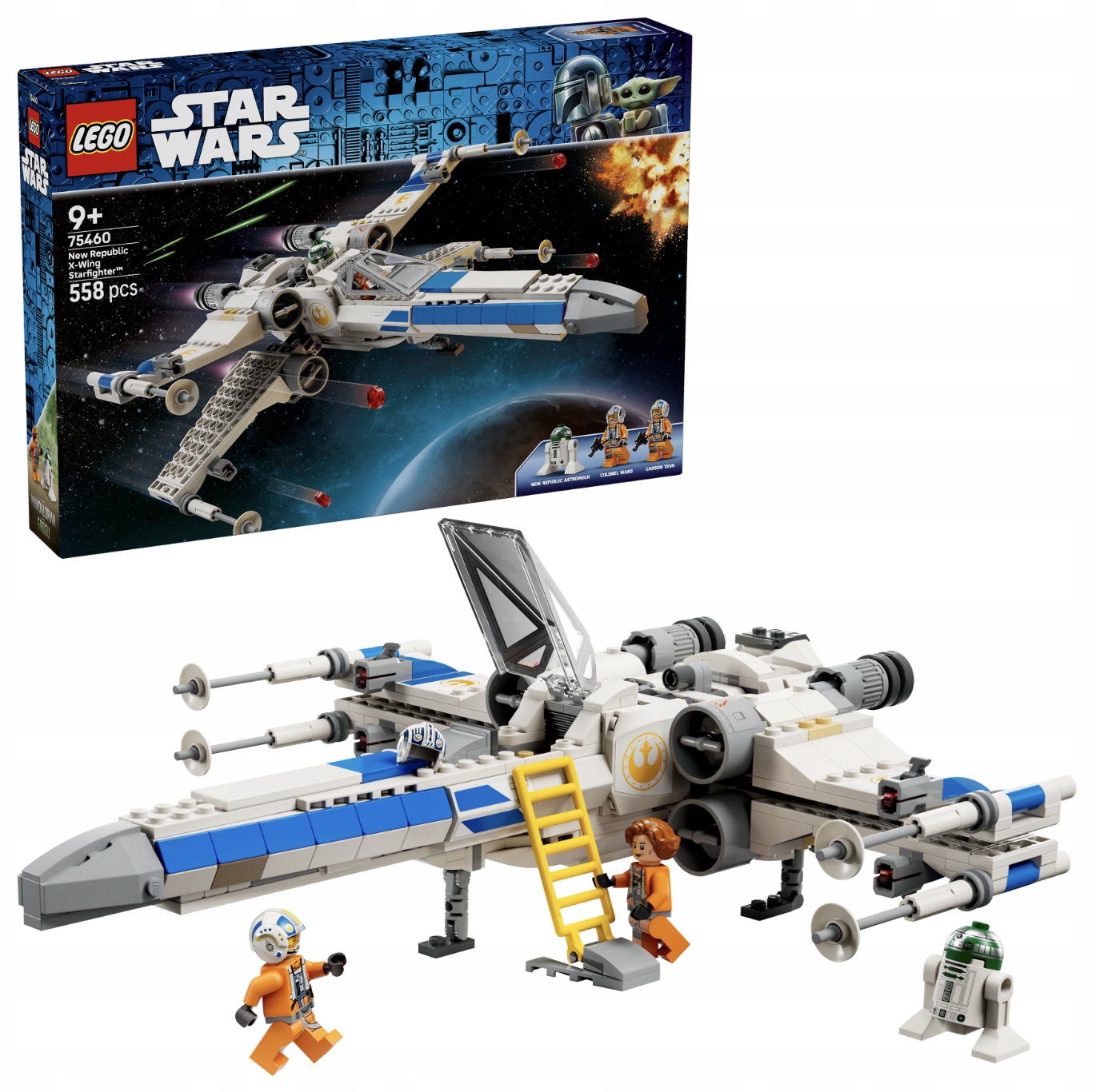 Lego 75460 Star Wars Myśliwiec X-wing Nowej Republiki 9+ Nowy
