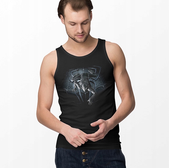TANK TOP FILMOWE SPIDER MAN BLACK 2