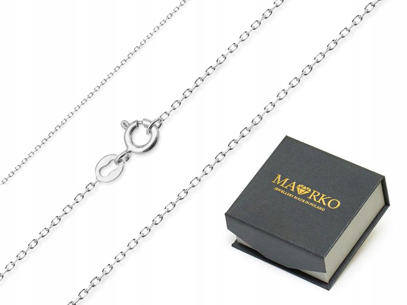 Krásný Bílo Zlatý Řetízek Ankr pr. 585 50 cm