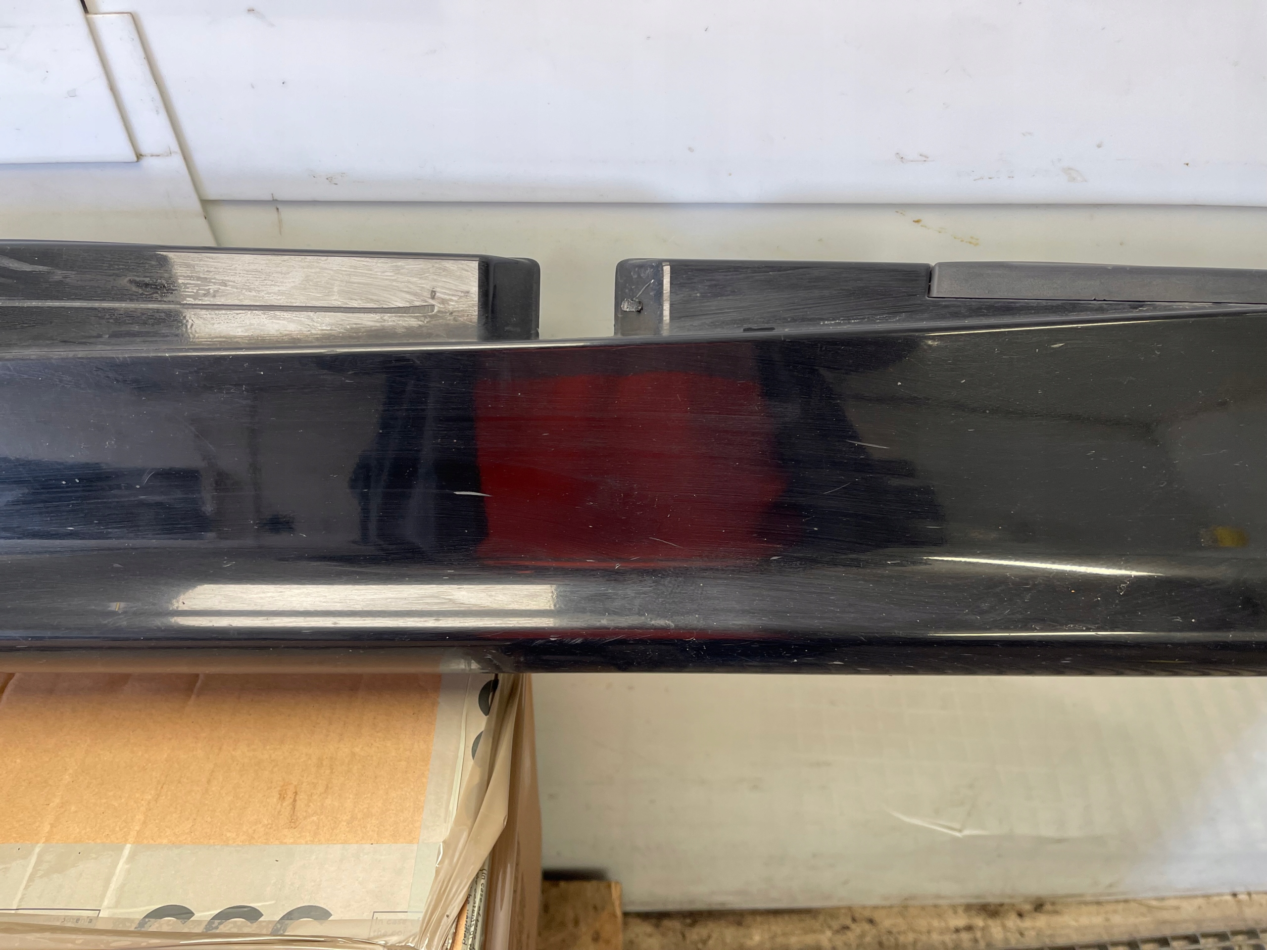BMW 1 E87 5D 5 door moulding threshold left 668 SCHWARZ II