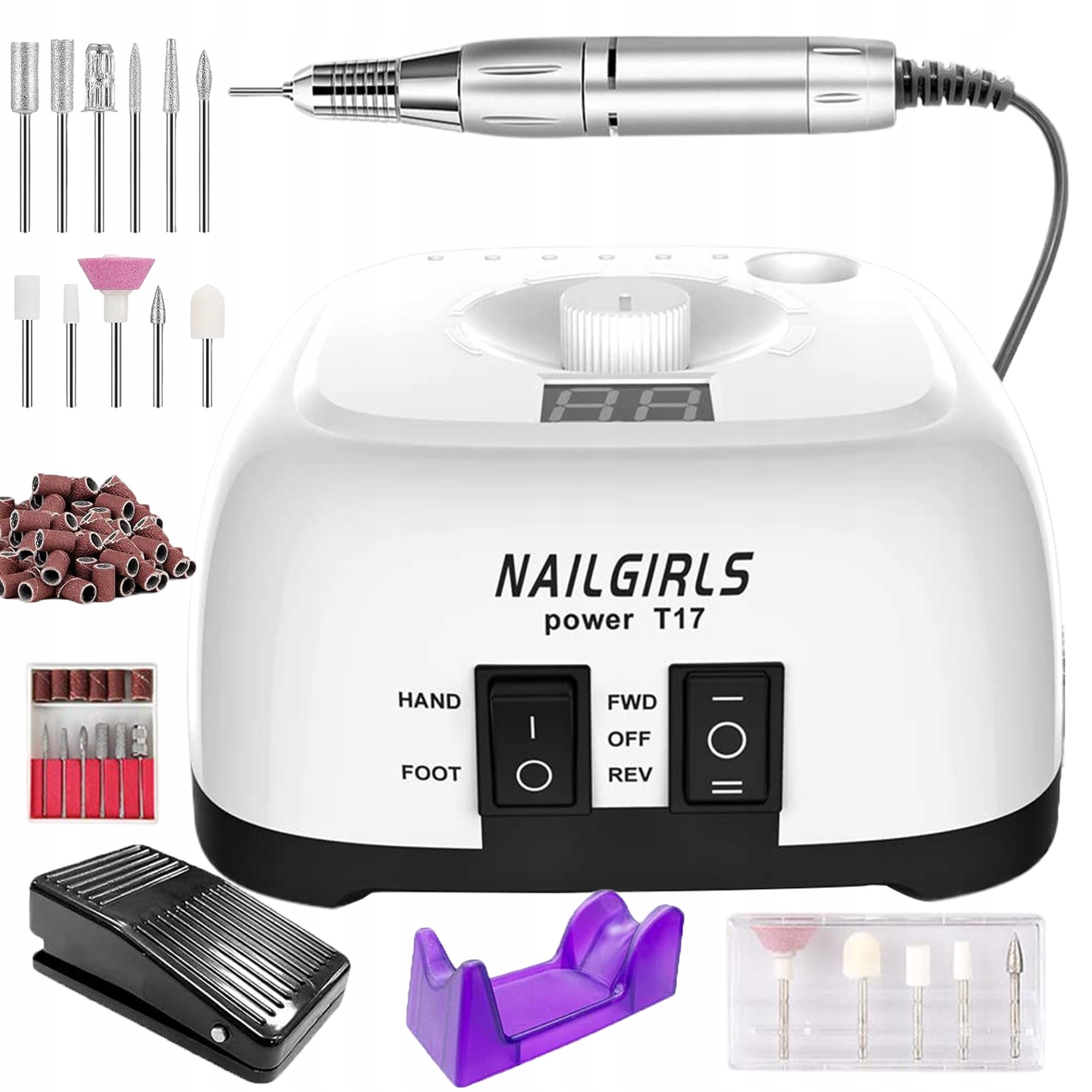 Bruska Na Nehty Frézy Na Manikúru A Pedikúru Profesionální, Silná