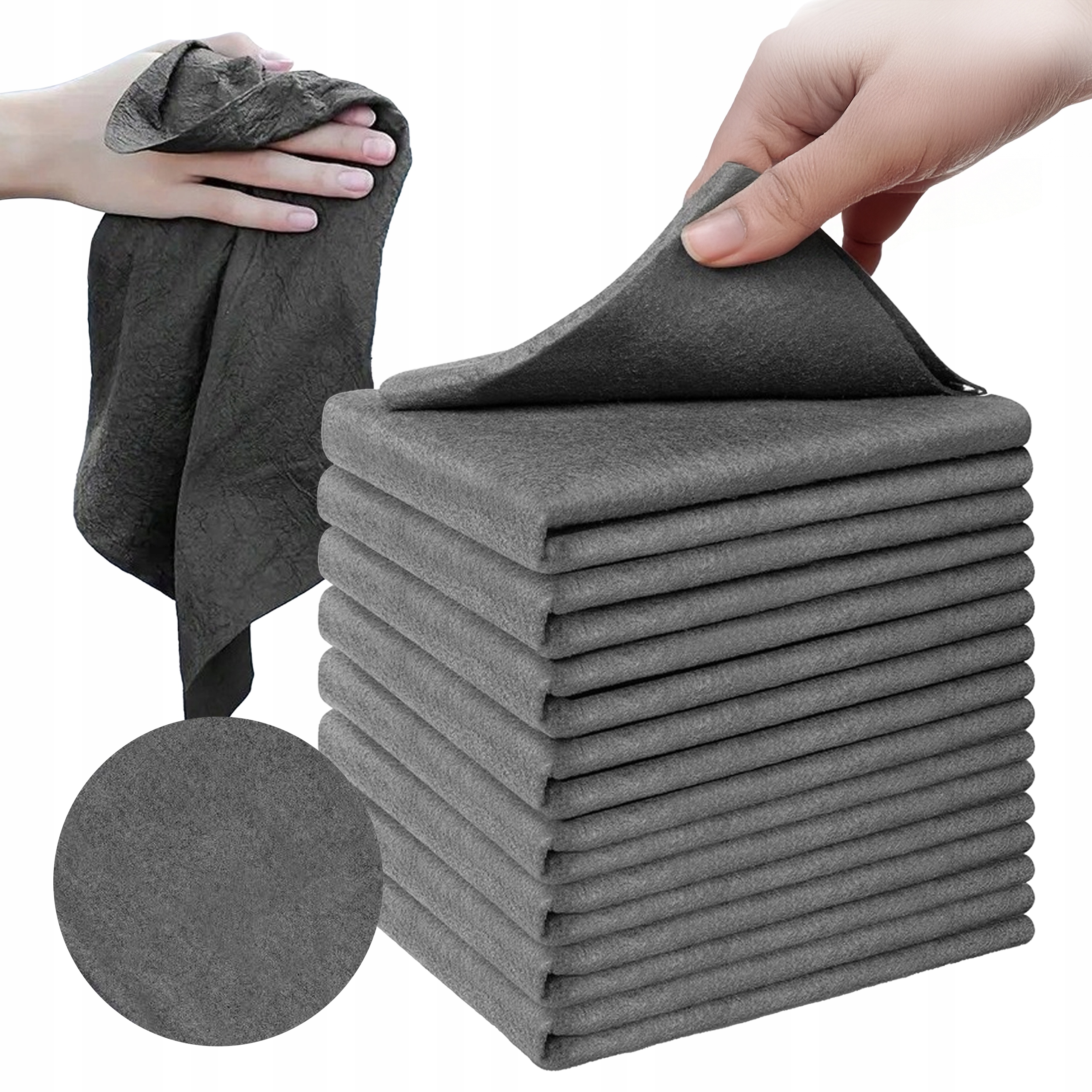 Magické Utěrky Na Mytí Okenních Skel Bez Šmouh 30X40 CM 10 Ks