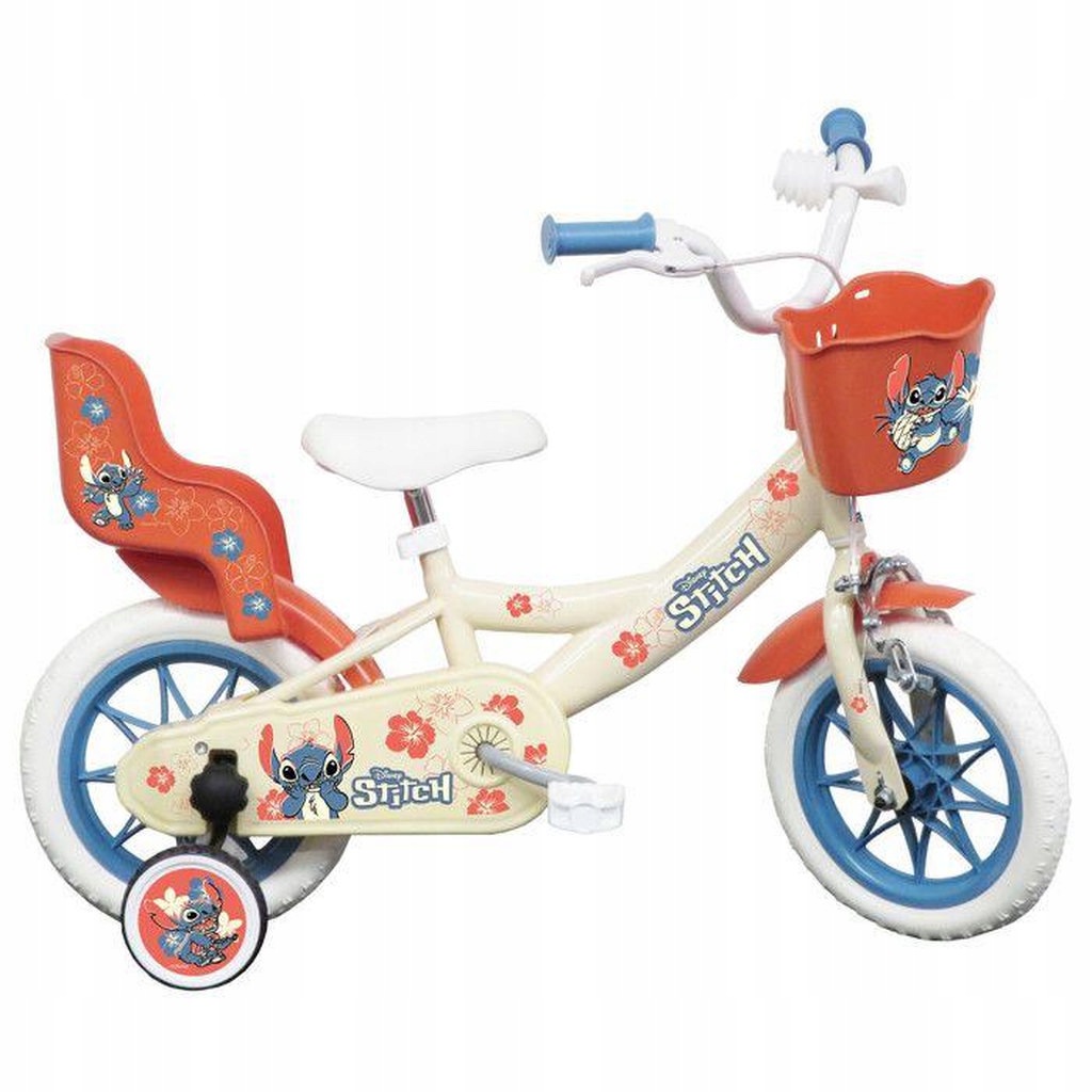 Lilo I Stitch Stich Rower Rowerek 12 Dla Dzieci Koszyczek Kółka