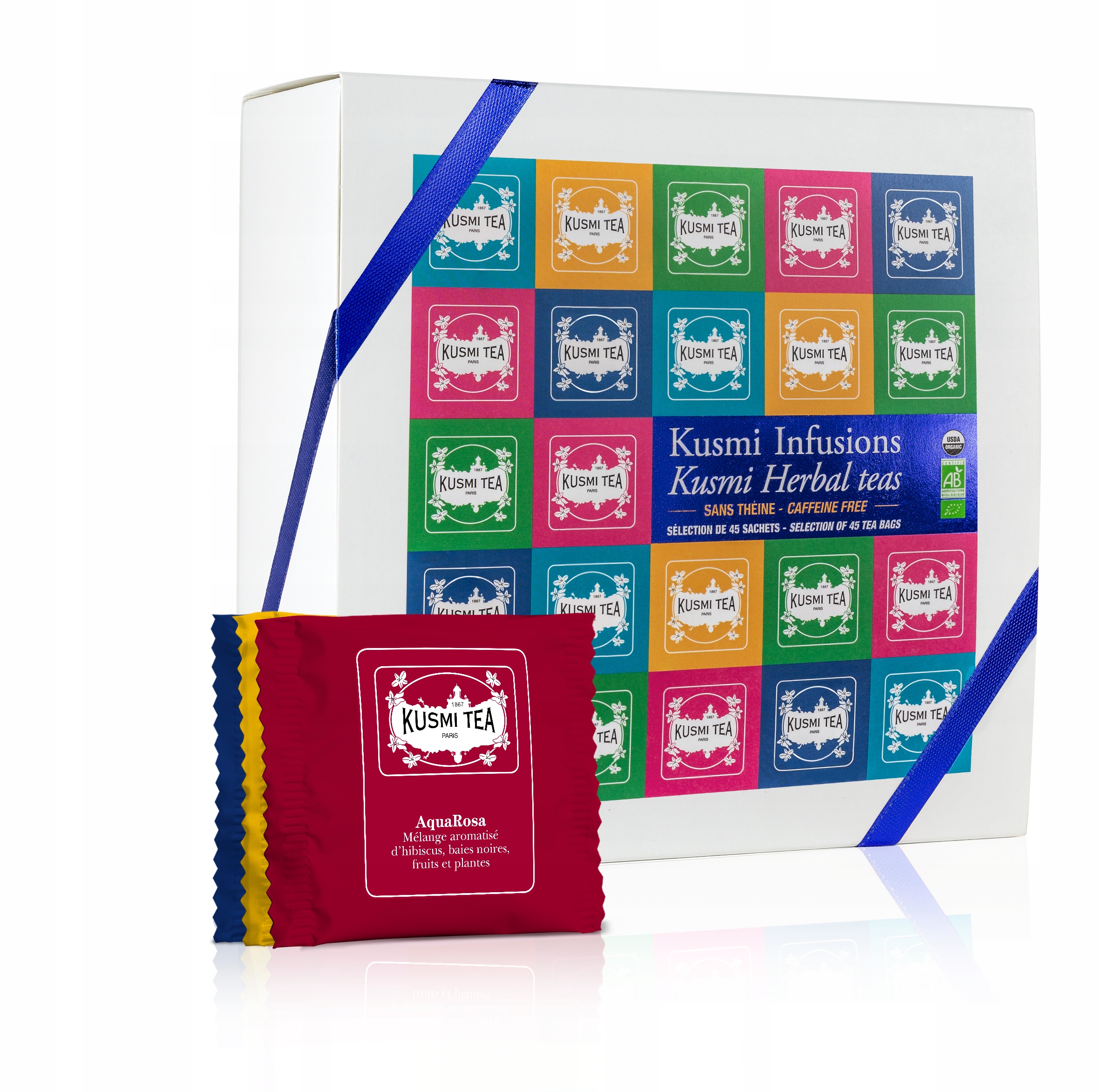 Zestaw Prezentowy Kusmi Tea Herbal Teas 45 Saszetek