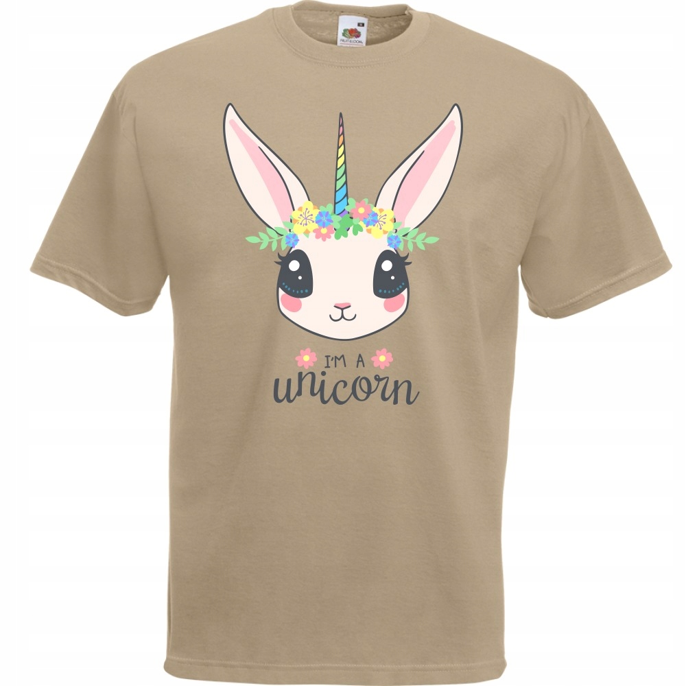 

Koszulka unicorn jestem jednorożcem S khaki