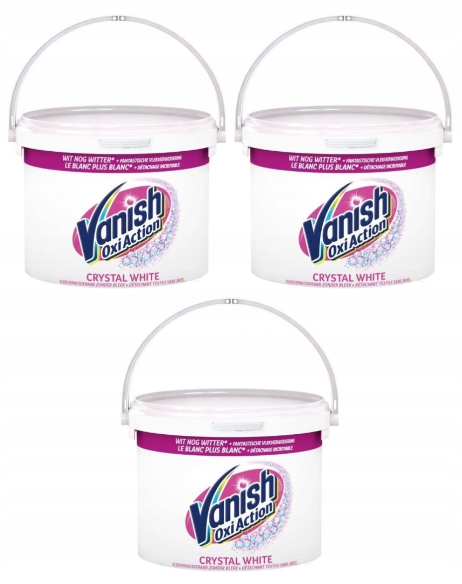 

Vanish Oxi Action Crystal White Odplamiacz 3x2,4kg
