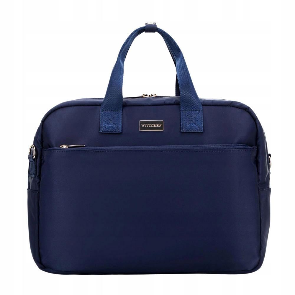Taška na notebook 15'' z nylonu, modrá Wittchen 29-3P-203-90 s popruhem