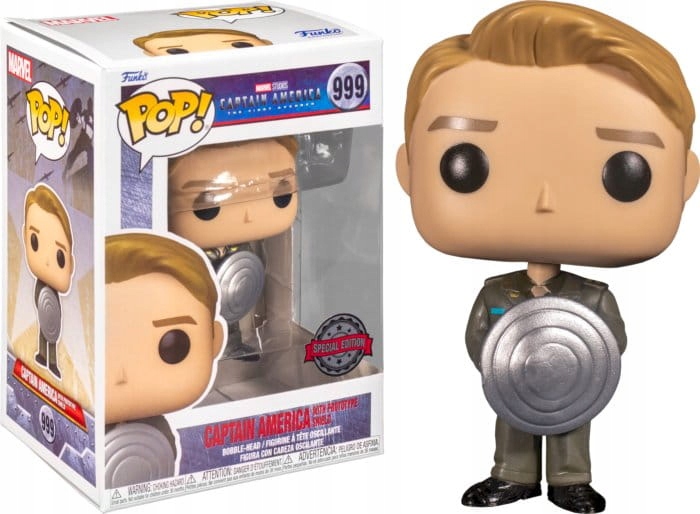 Funko Pop! 999 Marvel Captain America with Prototype shield