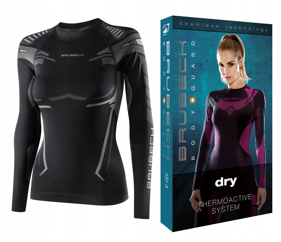 Koszulka damska Brubeck Dry Bielizna Termiczna LS1569W S
