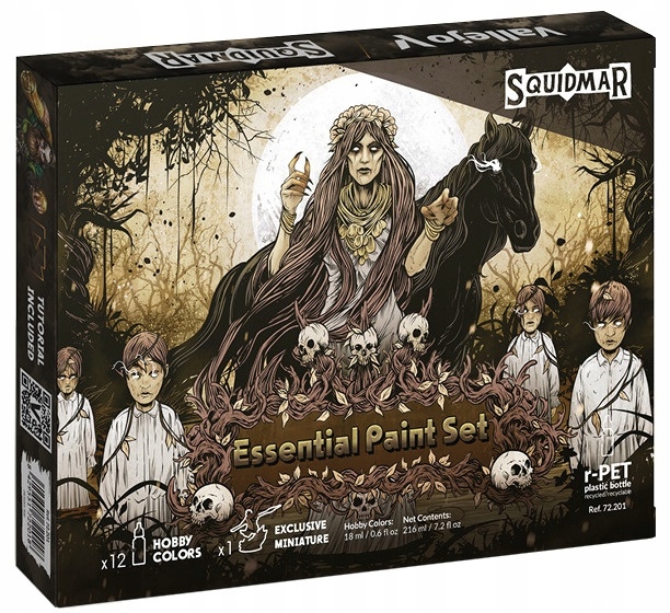 Vallejo 72201 Game Color - Essential Paint Set by Squidmar 12 farb