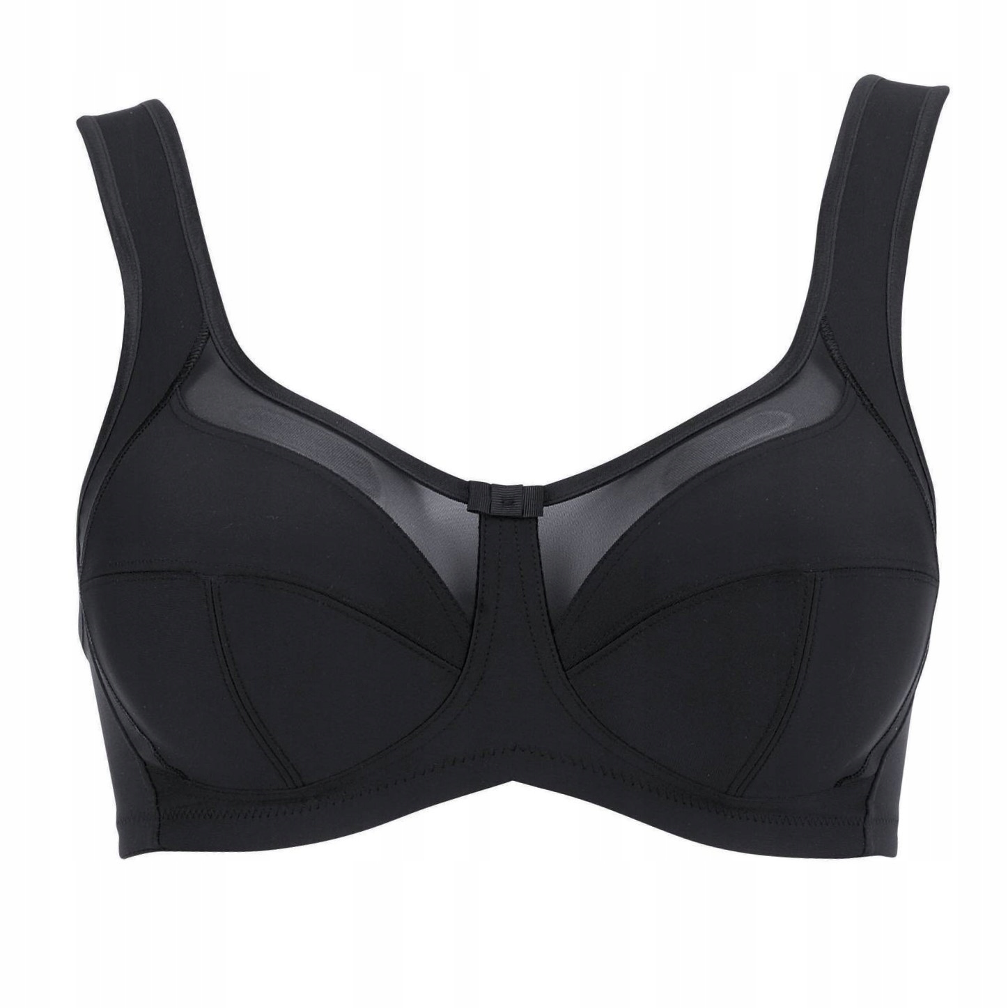 Černá měkká podprsenka Bez Kostic Široká Ramínka Clara 90D