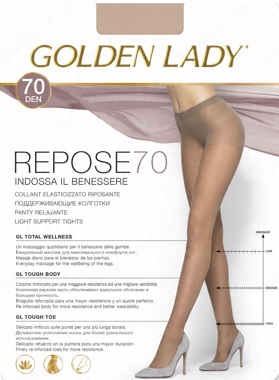 

Golden Lady Repose 70 Den rajstopy damskie 3