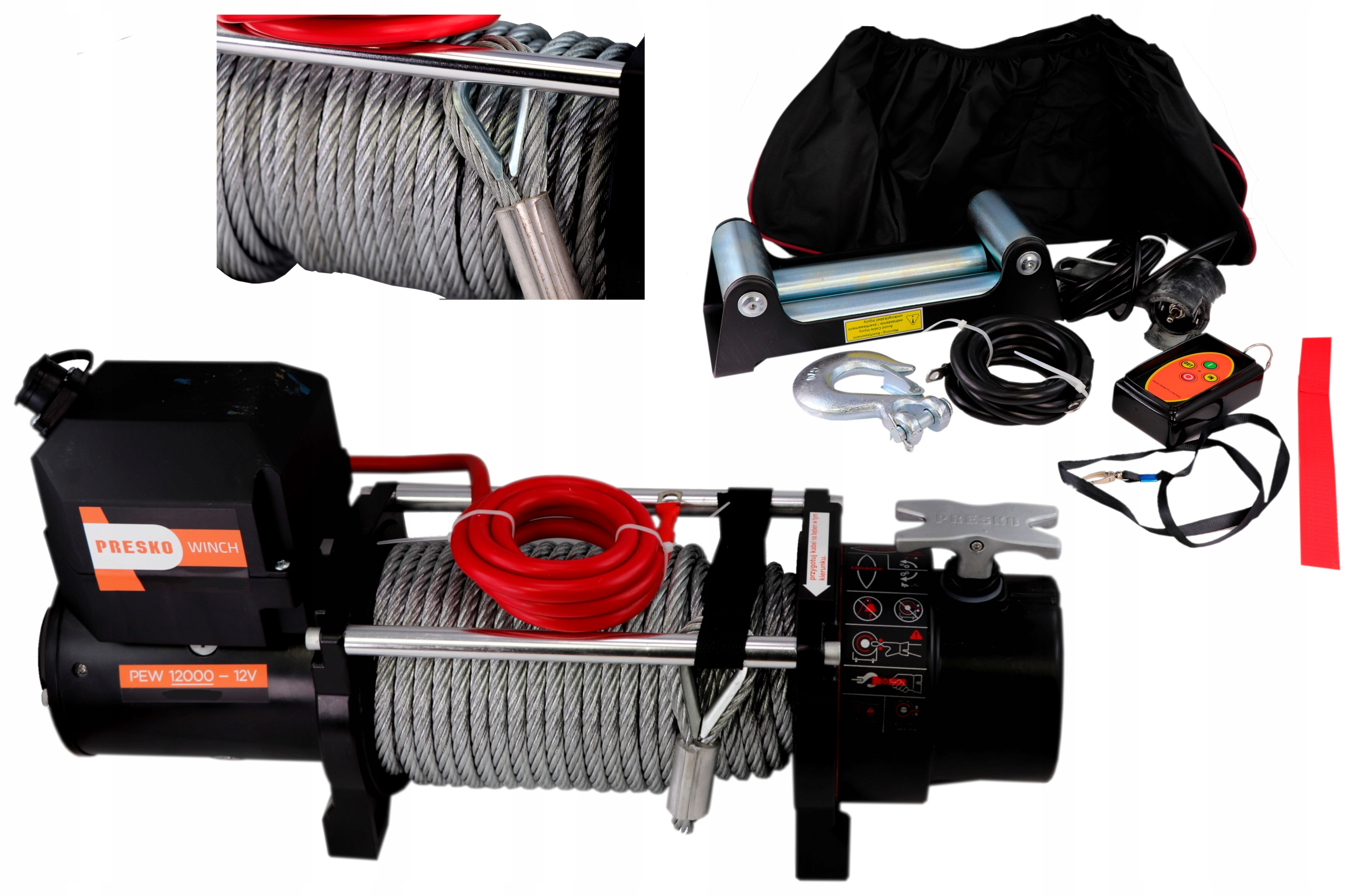 

Wyciągarka Do Lawety Presko PEW12000 5,5T 12V 5443