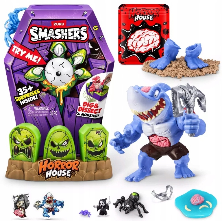 Zuru 74124 Smashers Dům strachů velký modrý